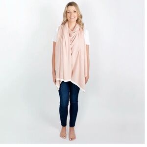 Zestt Organic Cotton Cape Blush Peachy Cream One Size